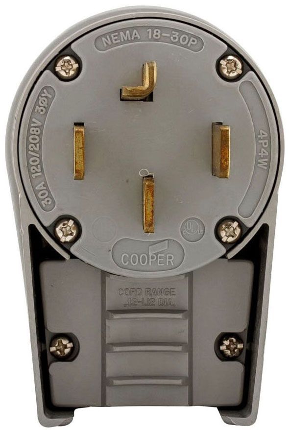 CWD 8332AN ANG PLUG-NEMA18-30P