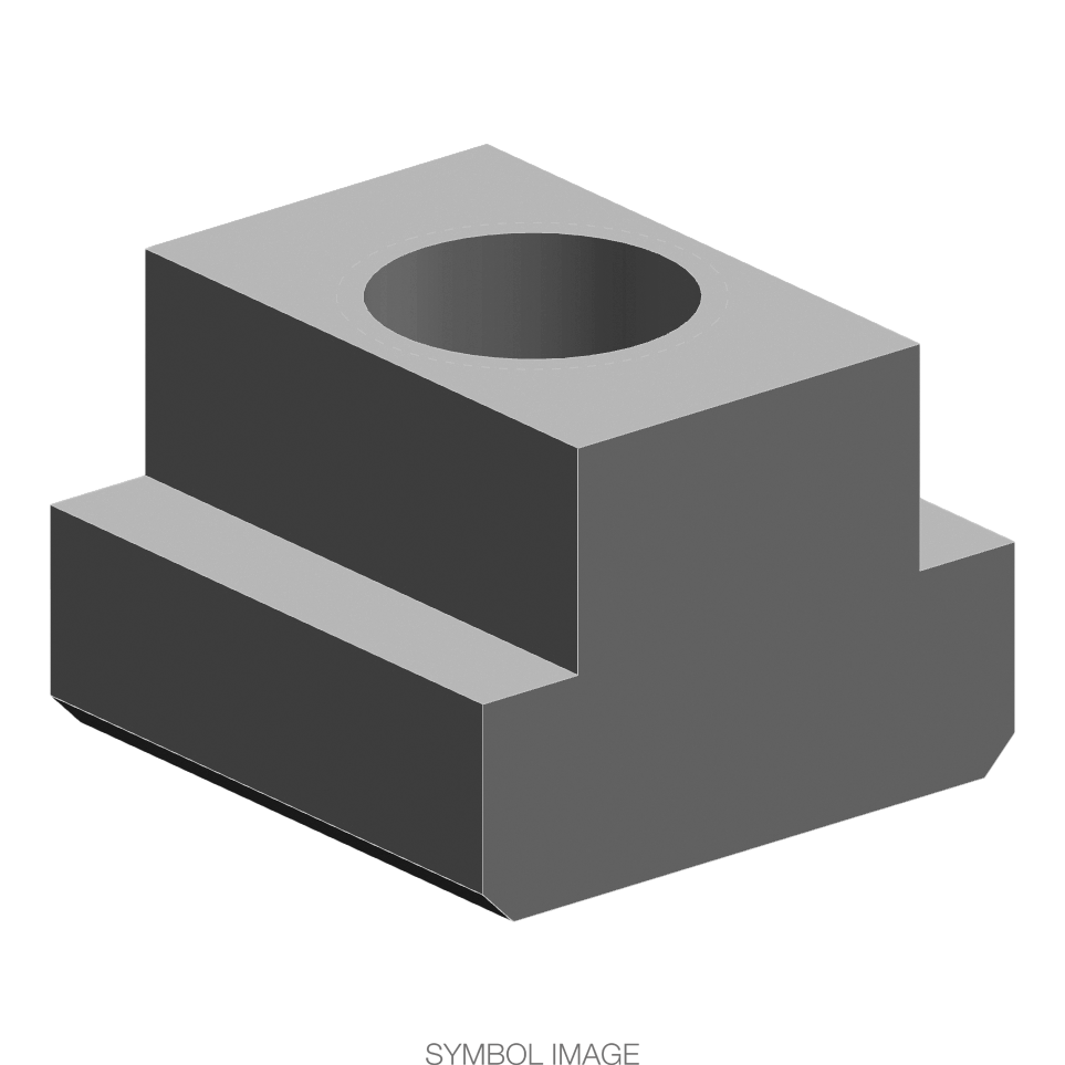 Muttern für T-Nuten, DIN 508, M16, B=18 mm
