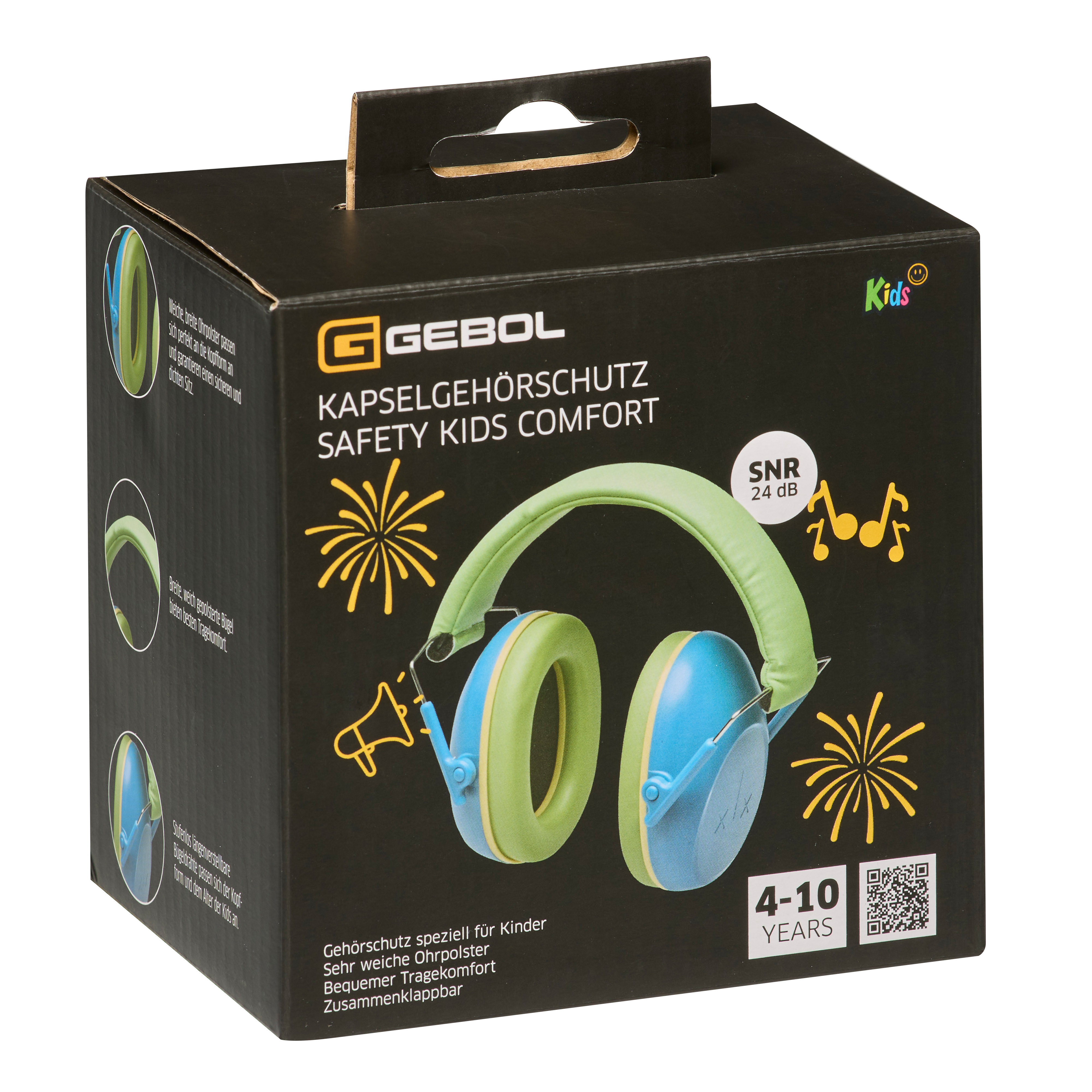 Kapselgehörschutz Safety Kids Comfort blau