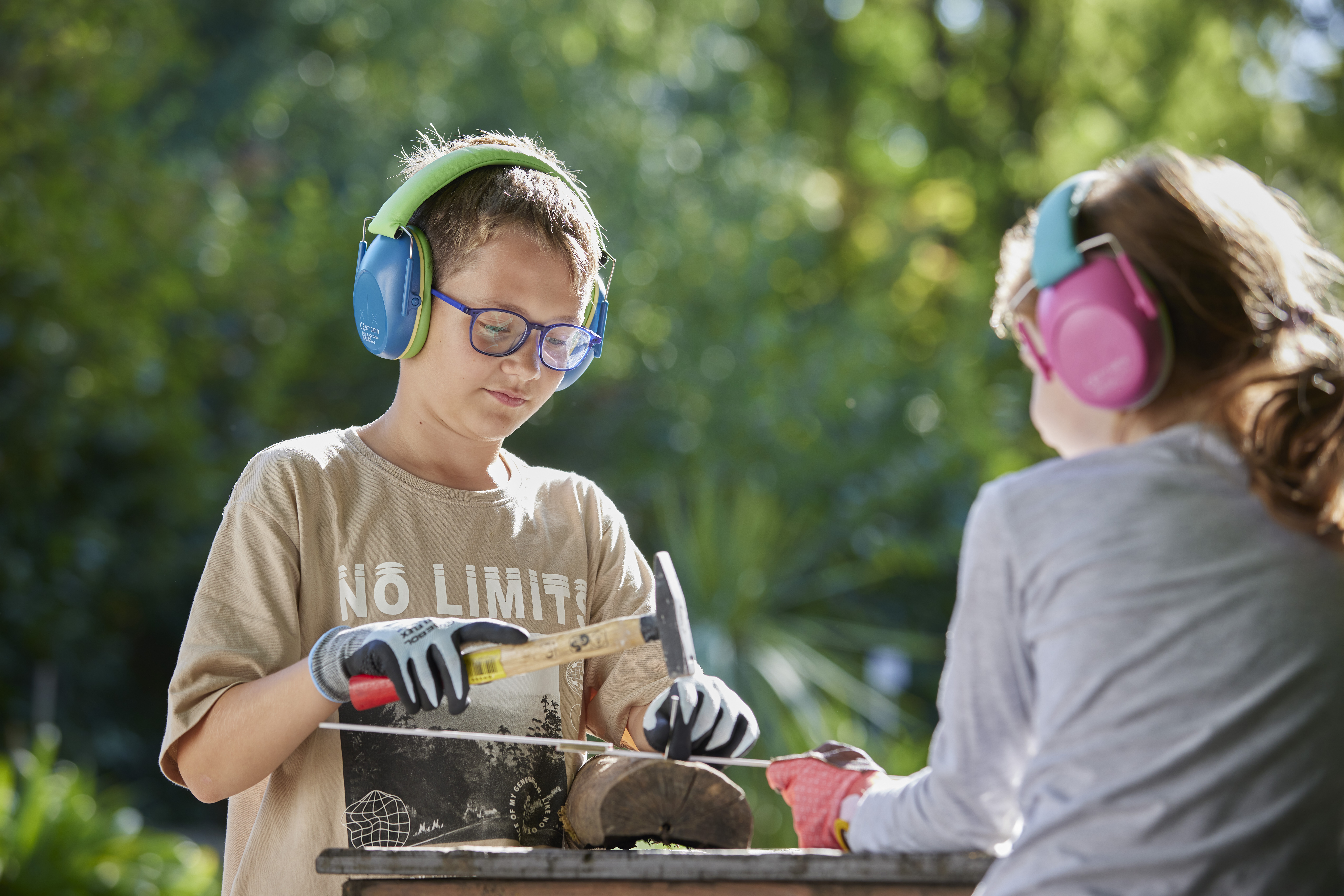 Kapselgehörschutz Safety Kids Comfort blau