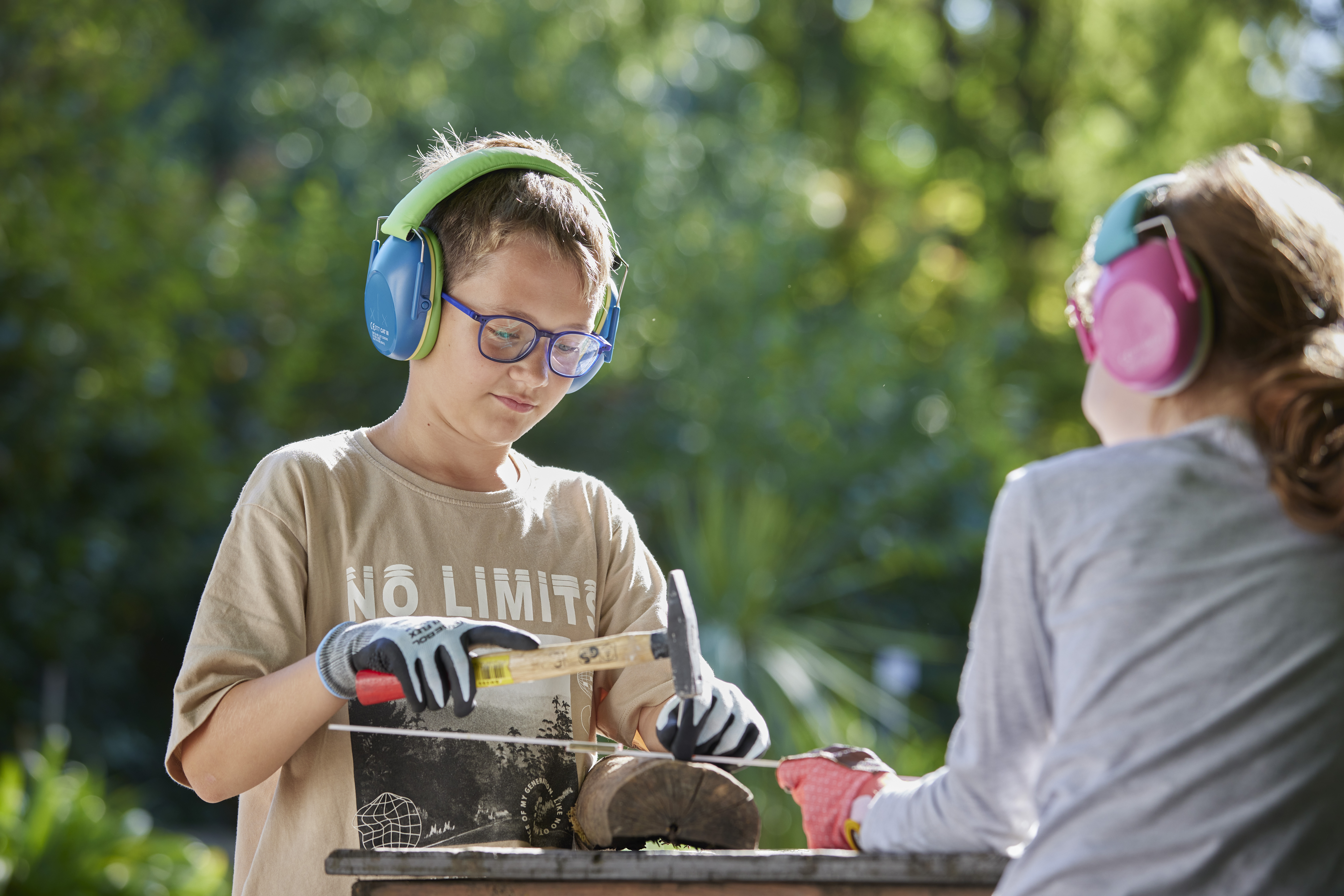 Kapselgehörschutz Safety Kids Comfort blau