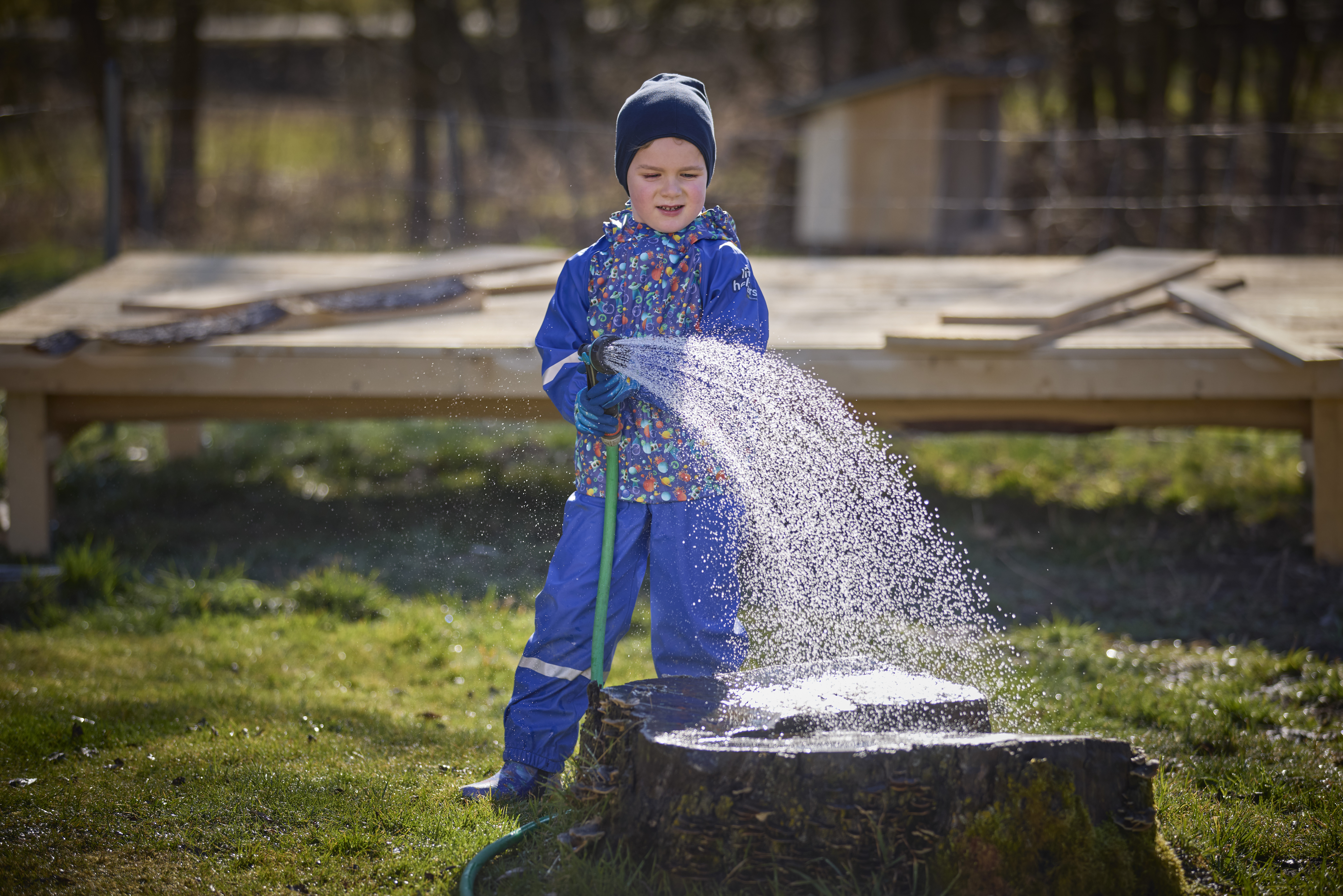 Regenjacke "Little Helpers" - Weltall