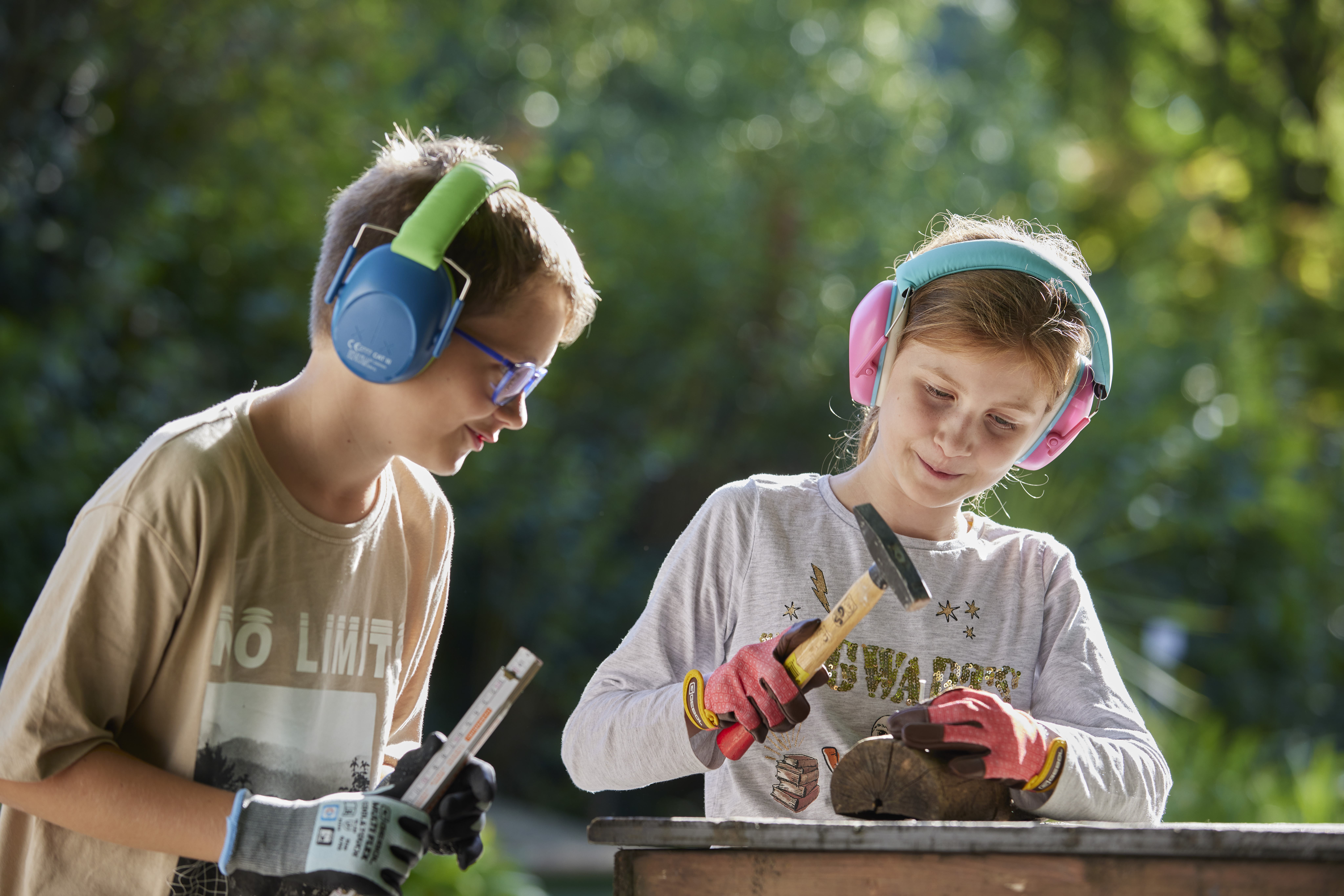 Kapselgehörschutz Safety Kids Comfort blau