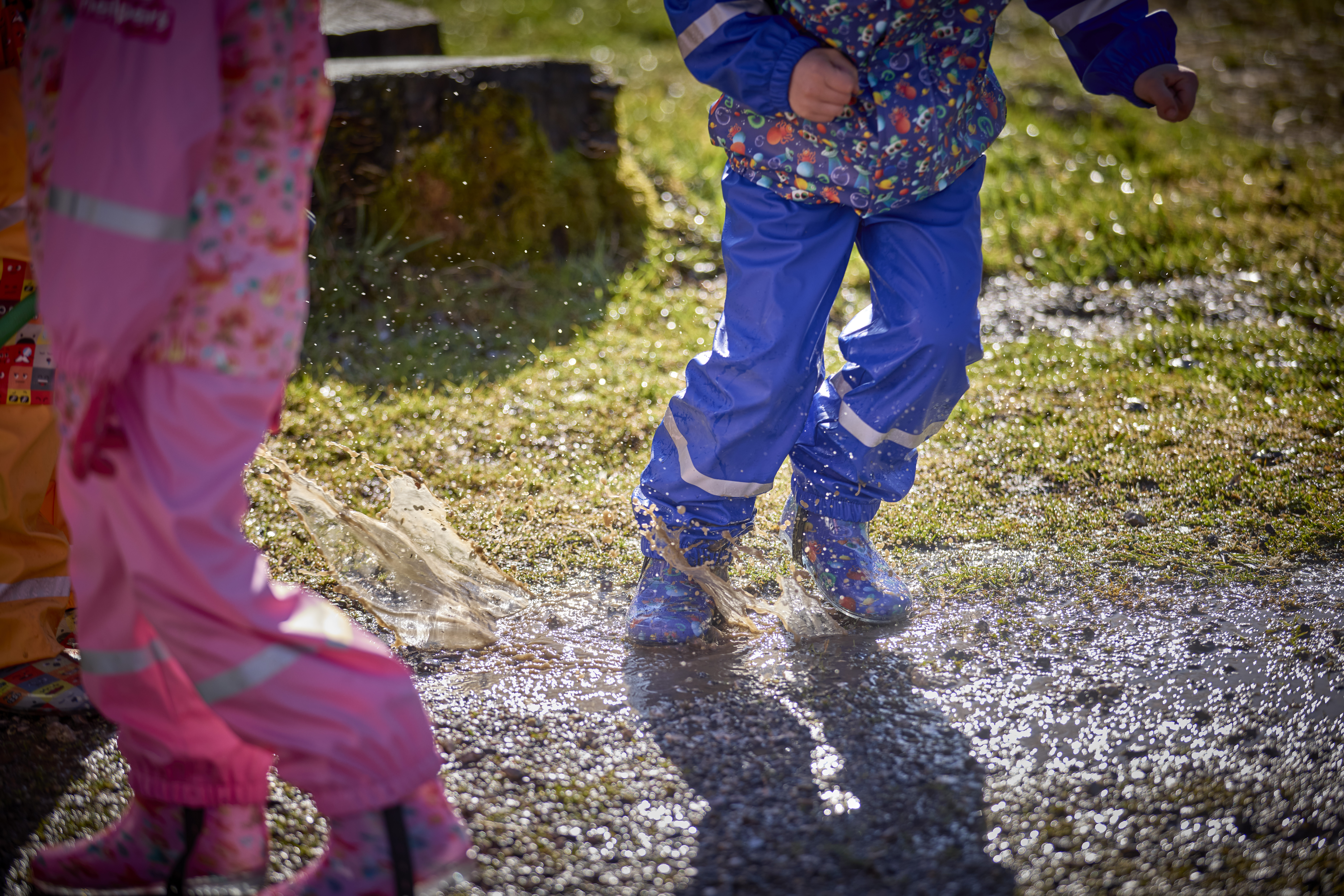 Regenhose "Little Helpers" - Weltall