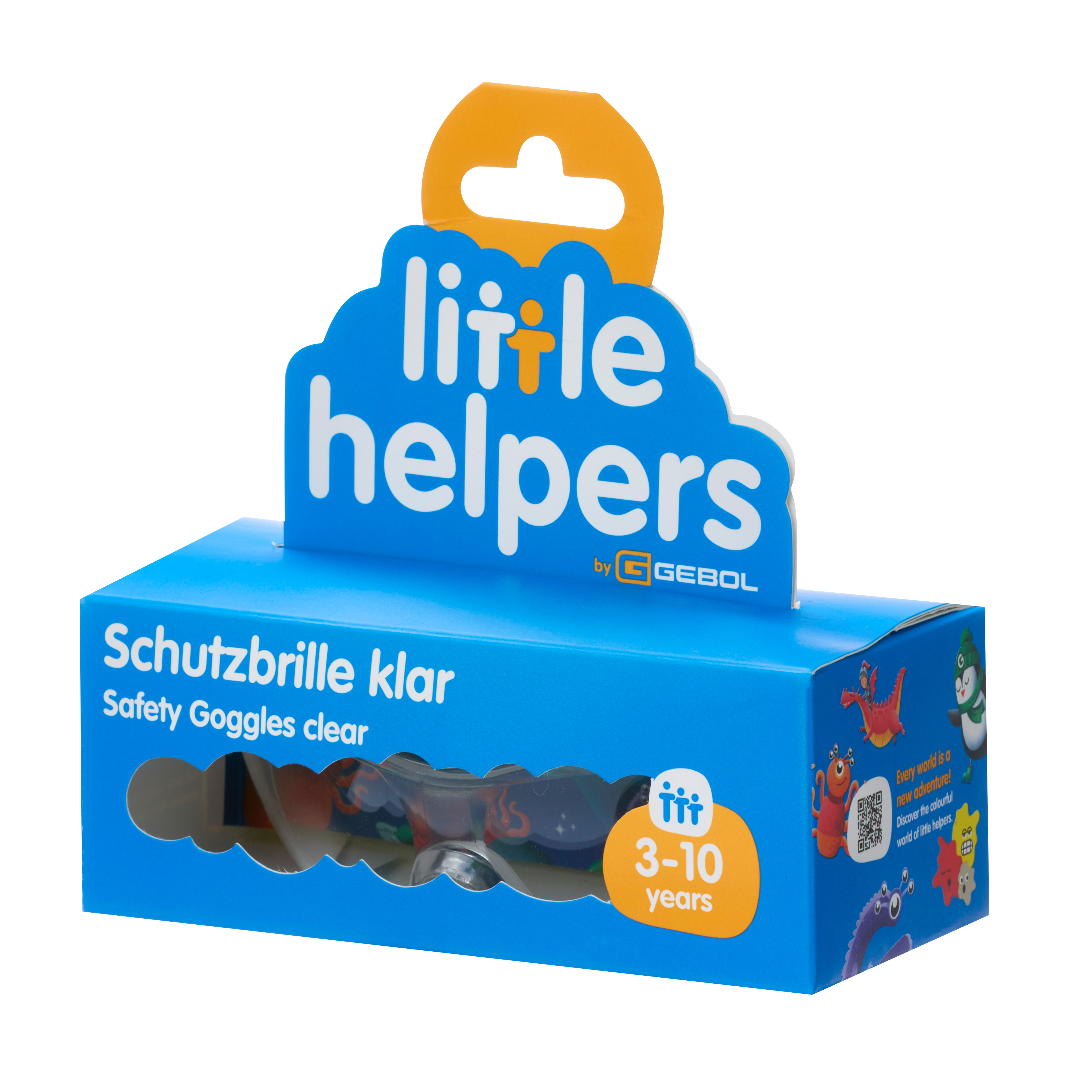 little helpers Schutzbrille Klar, Weltall