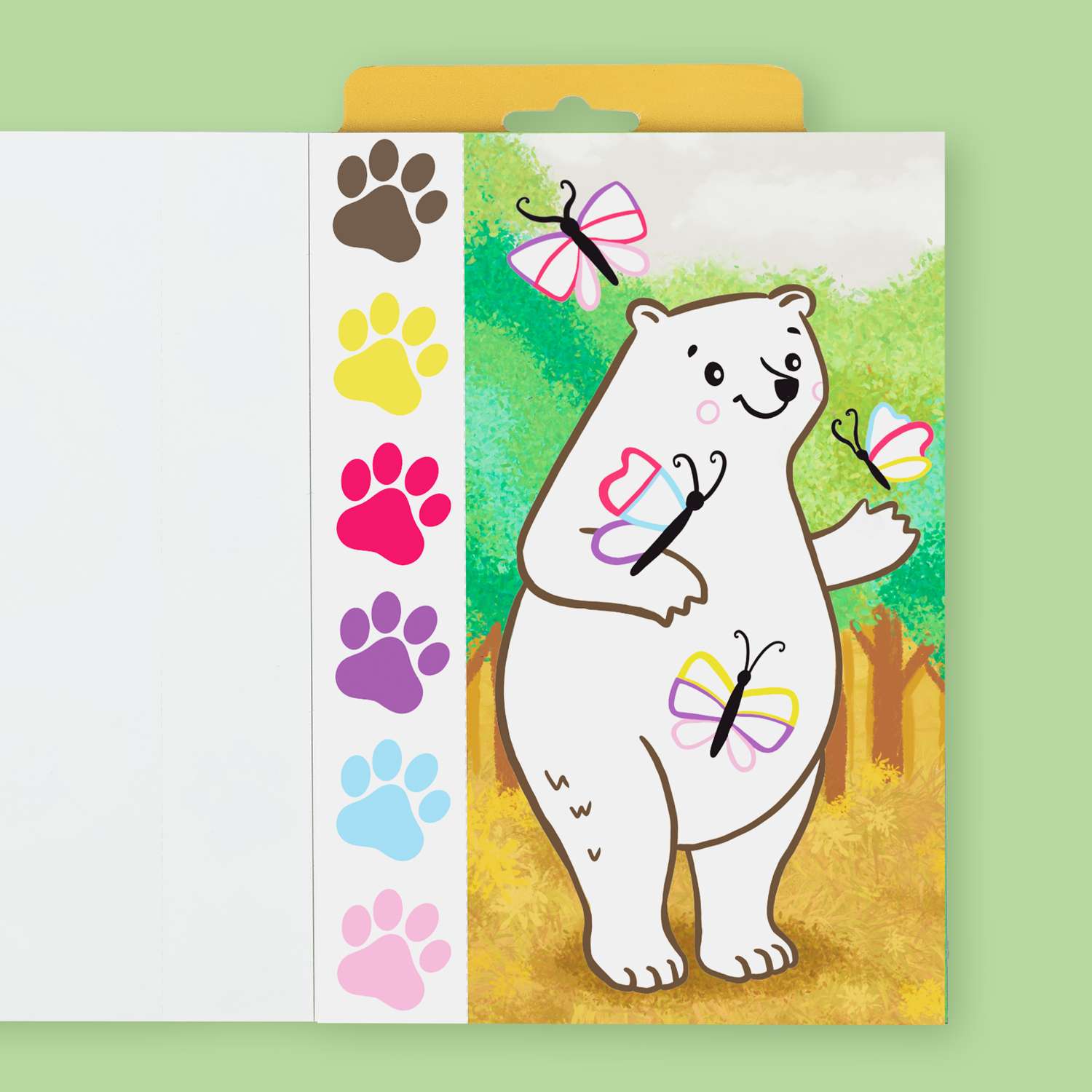 Juego de pinturas de tribu tigre (animales salvajes) - pintura al agua para niños sin desorden - Imagen 3 de 7