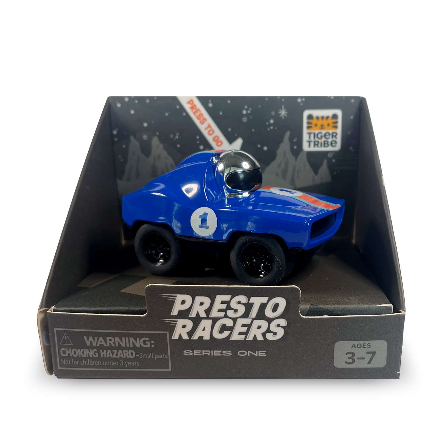 Tiger Tribe Presto Racers. Elige tu color - azul azabache, blanco as o rojo flash - Imagen 19 de 20