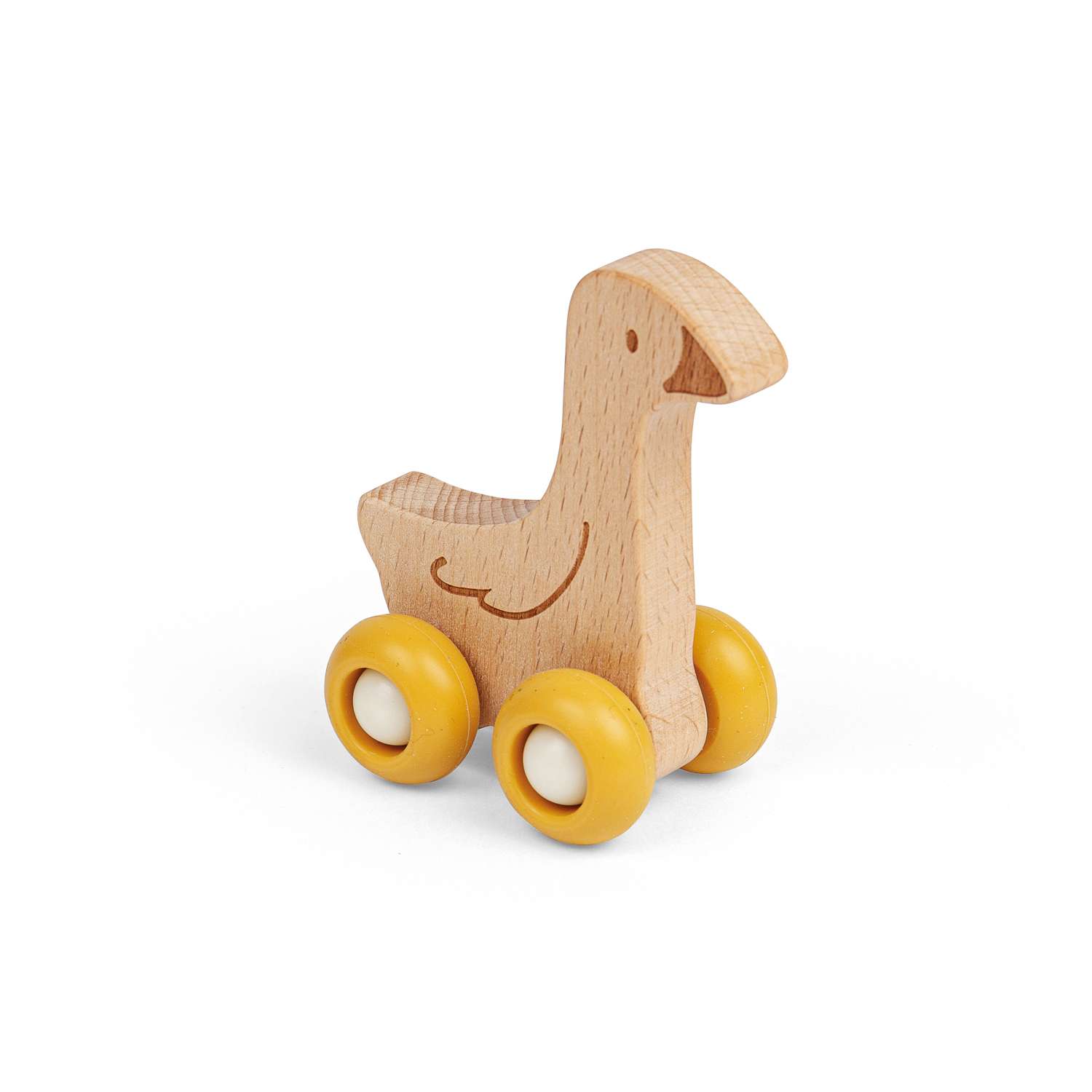 Bigjigs Toys Animal de granja con ruedas - Juguete de madera para niños - Imagen 7 de 7
