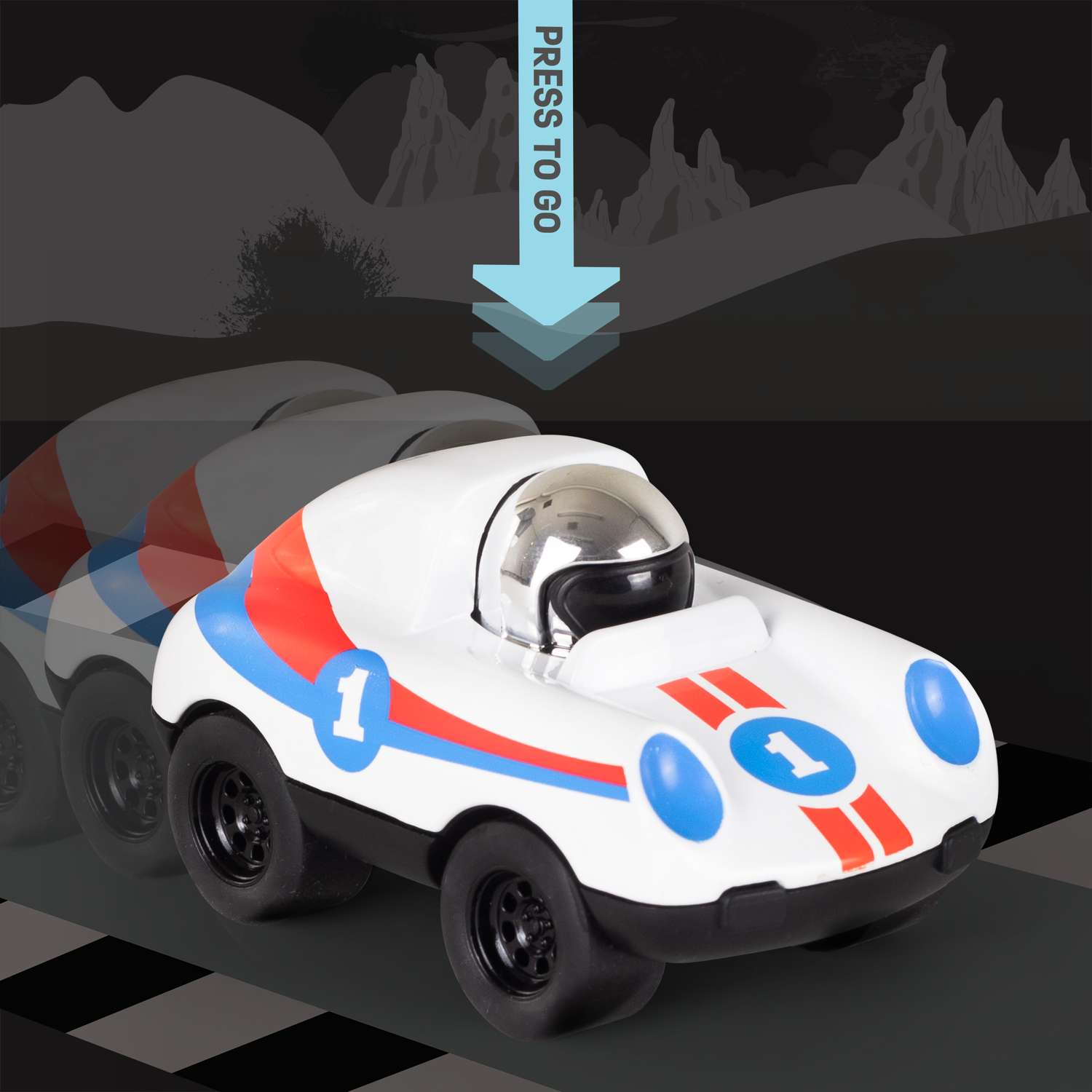 Tiger Tribe Presto Racers. Elige tu color - azul azabache, blanco as o rojo flash - Imagen 8 de 20