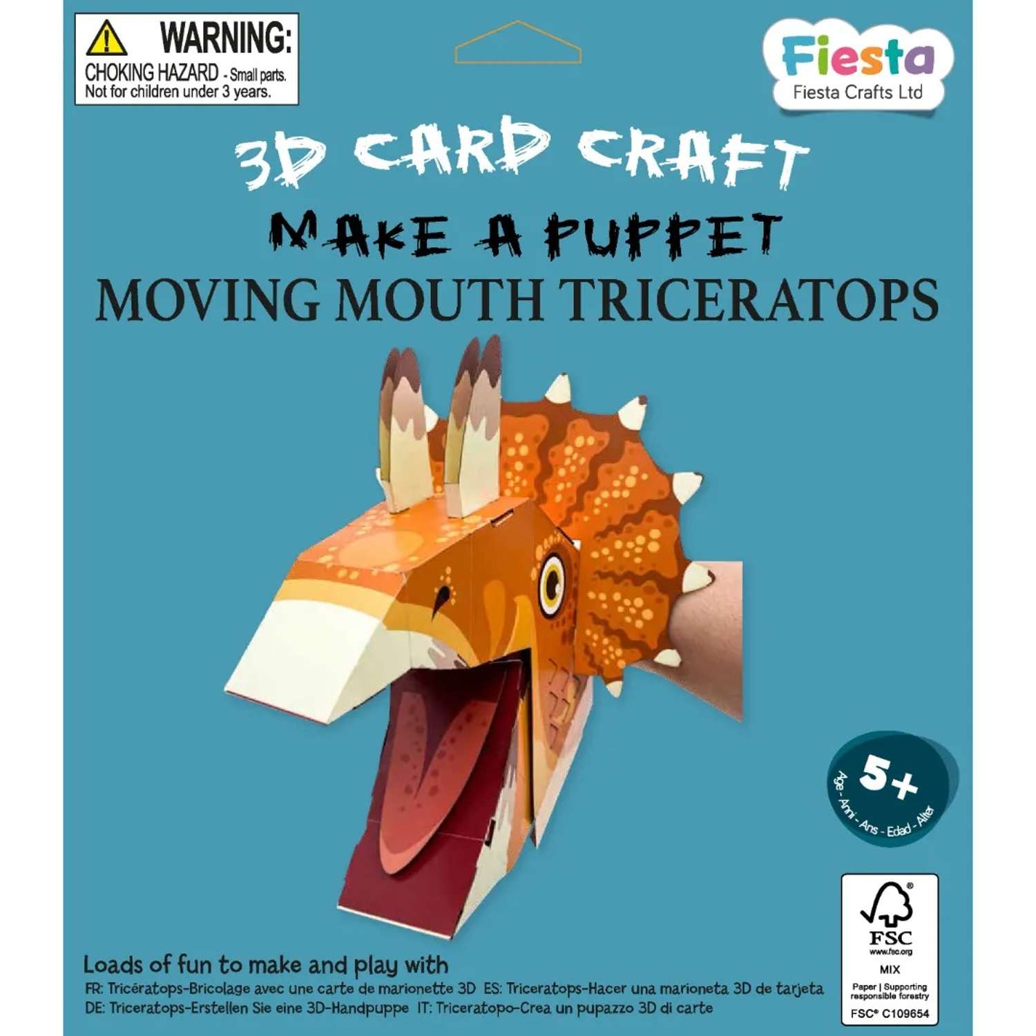 Kits artesanales para marionetas Fiesta Crafts - Imagen 3 de 4
