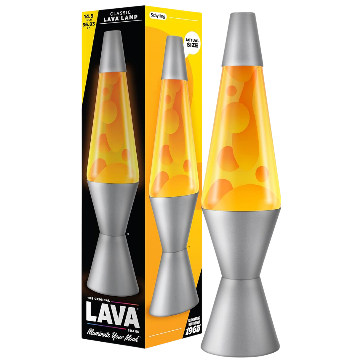 Lava Lamp 14.5" Motion Wax Liquid Bedroom Relaxation Mood Night Light