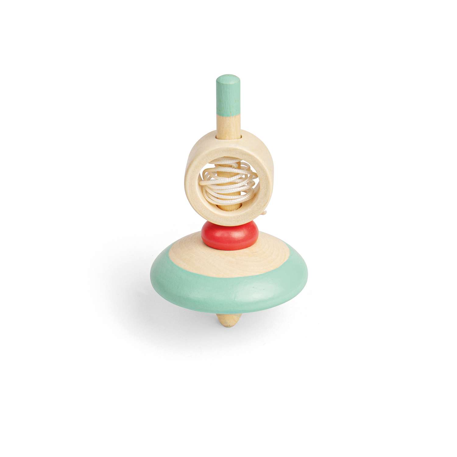 Bigjigs Toys 2 pezzi trottole in legno per bambini - Foto 10 di 11
