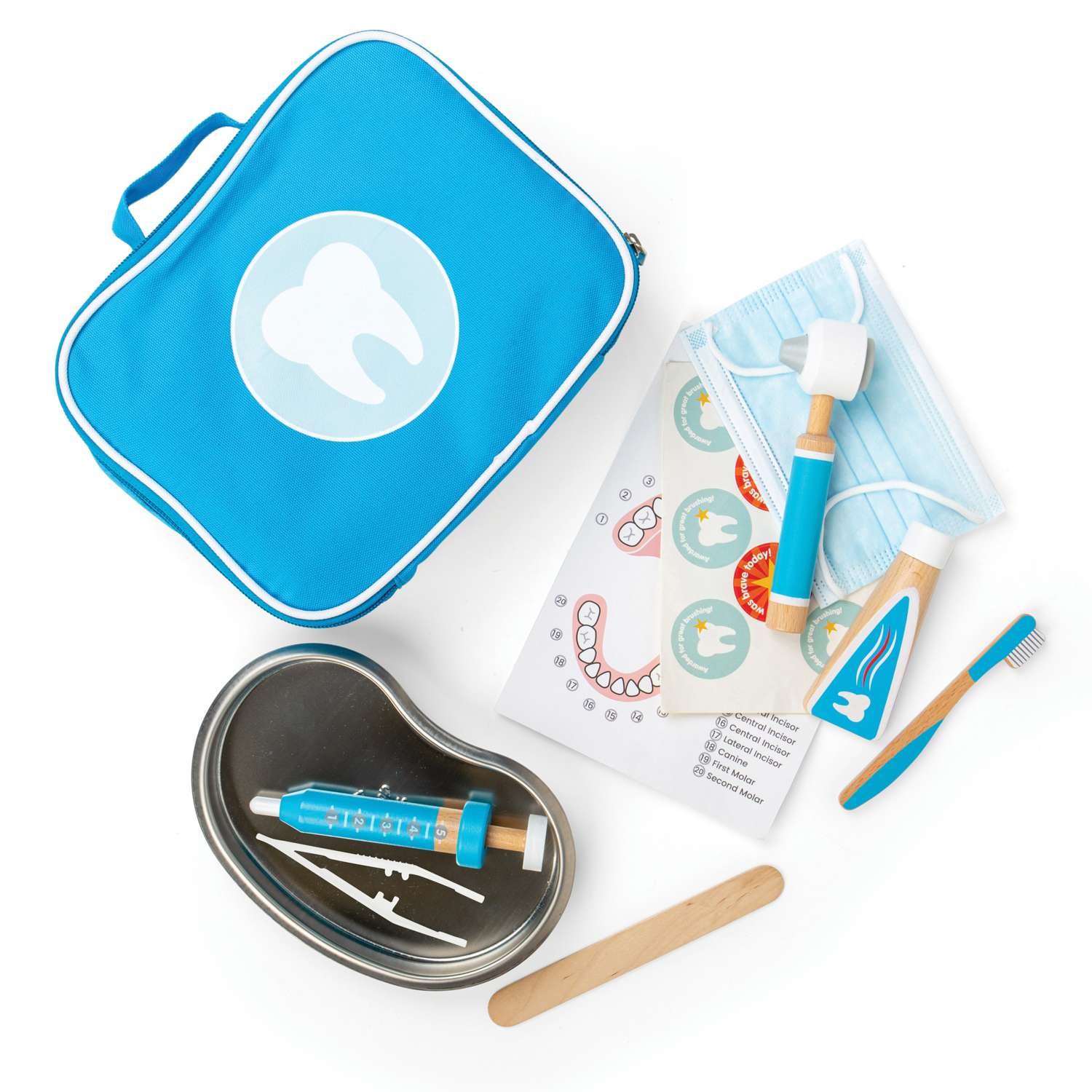 Bigjigs Toys Juego de Rol Infantil Doctor Enfermera Tocador Dentista - Imagen 4 de 43