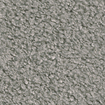 A fabric swatch image sample of a light gray upholstery option with texture.