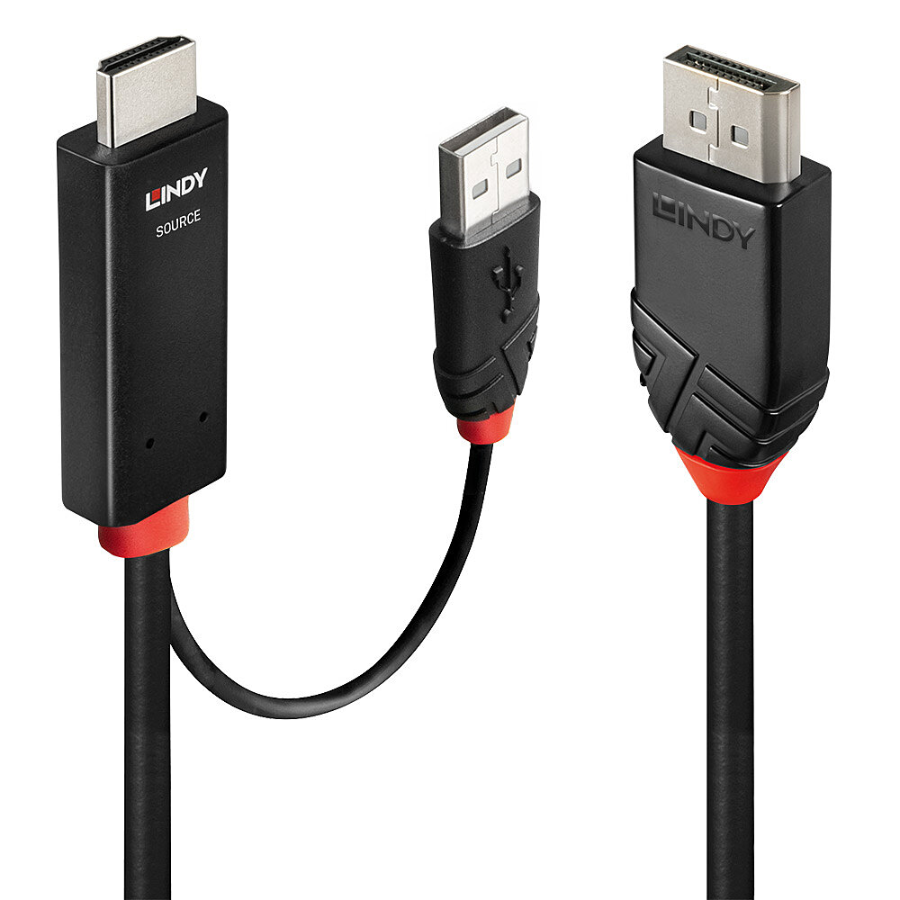 Câble HDMI vers DisplayPort, 1m Connecte une source HDMI à un affichage