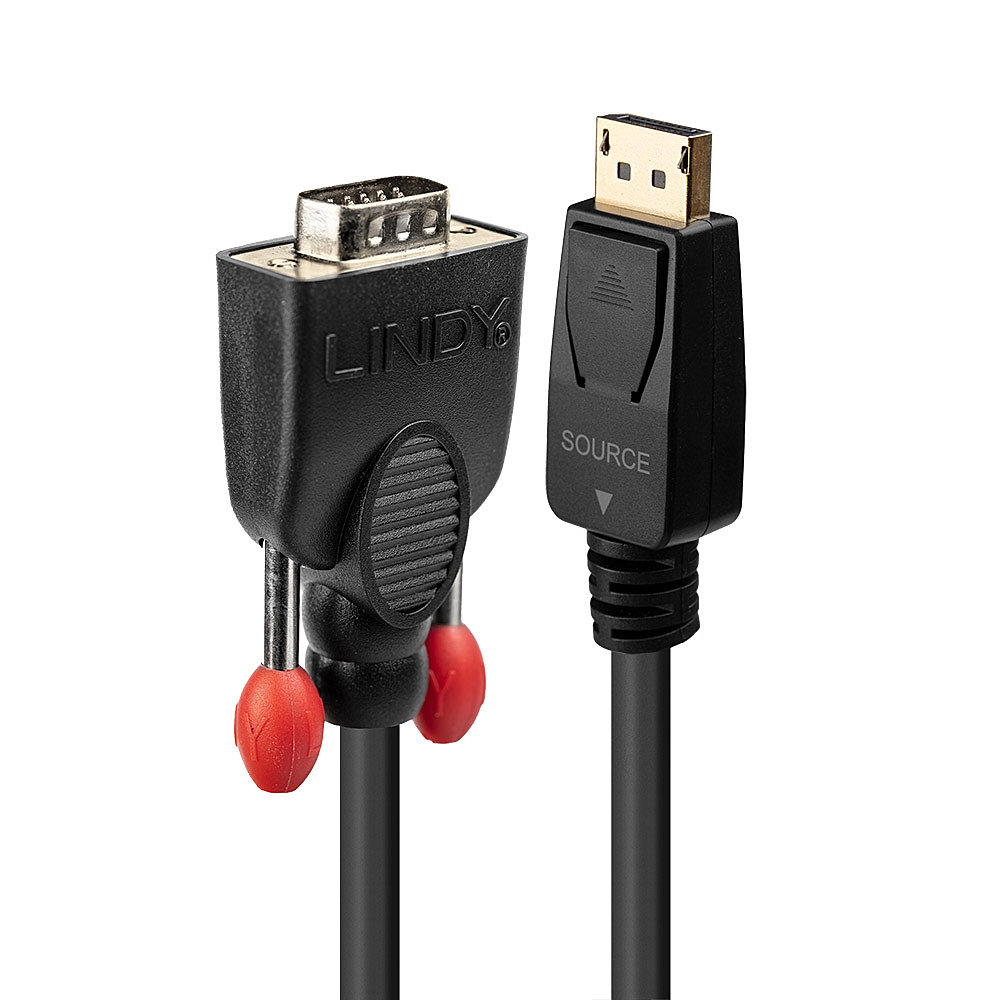 Câble DisplayPort vers VGA, 1m Connecte une source DisplayPort à un mon