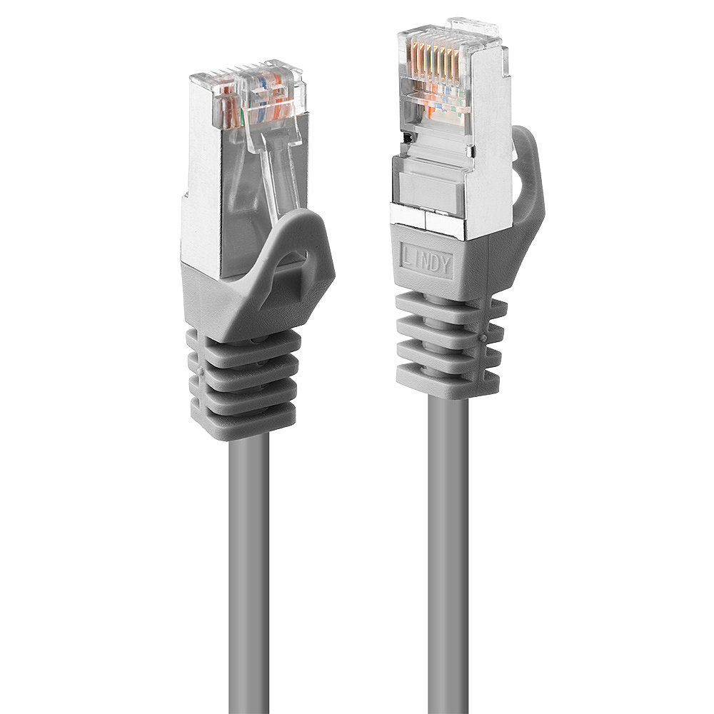 Câble réseau Gris Cat.6 F/UTP, 0.3m RJ45, M/M, 250MHz, CCA, 26AWG