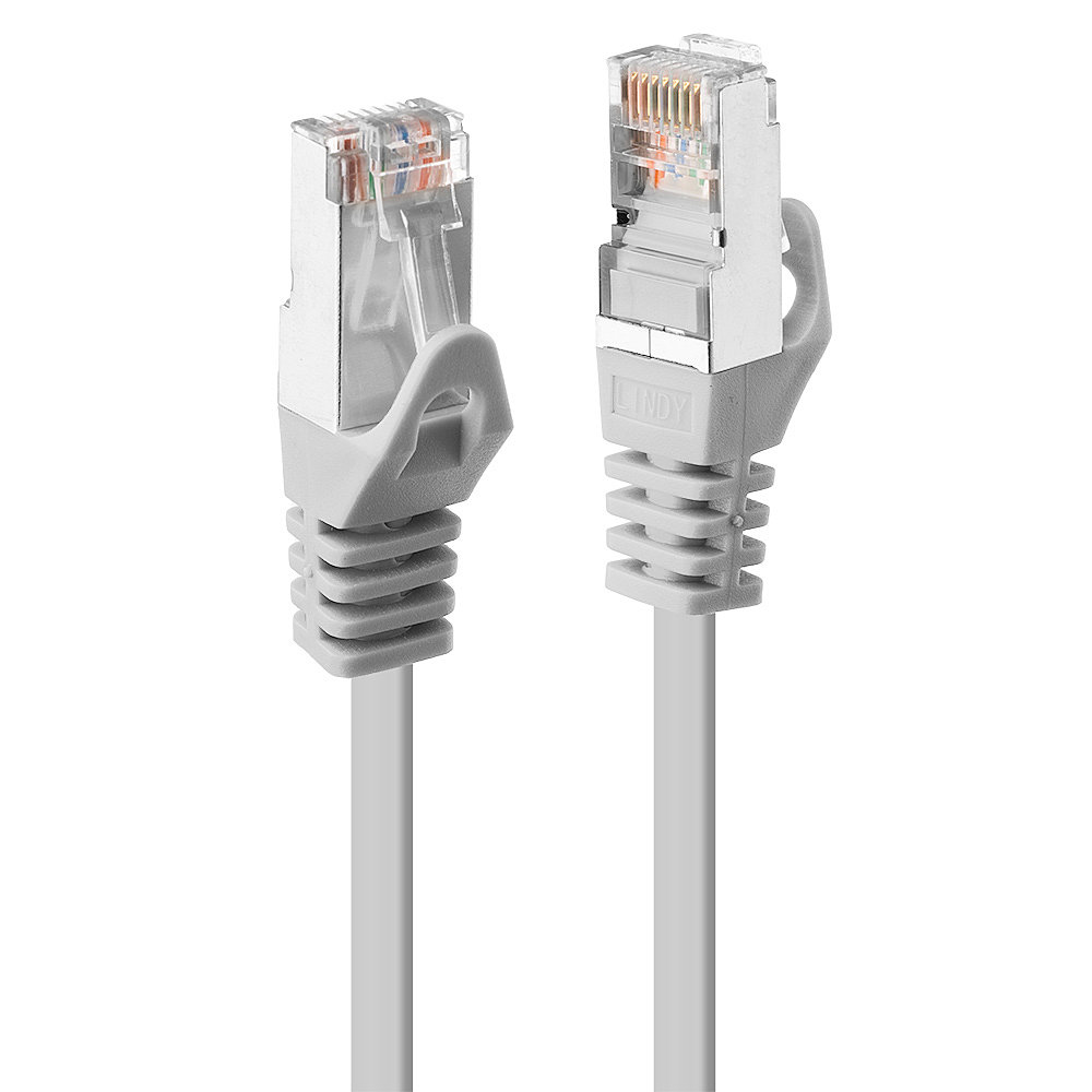Câble réseau Gris Cat.5e F/UTP, 3m RJ45, M/M, 100MHz, Cuivre