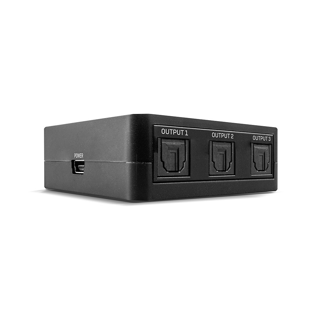 Splitter Audio Numérique TosLink (Optique) 3 Ports