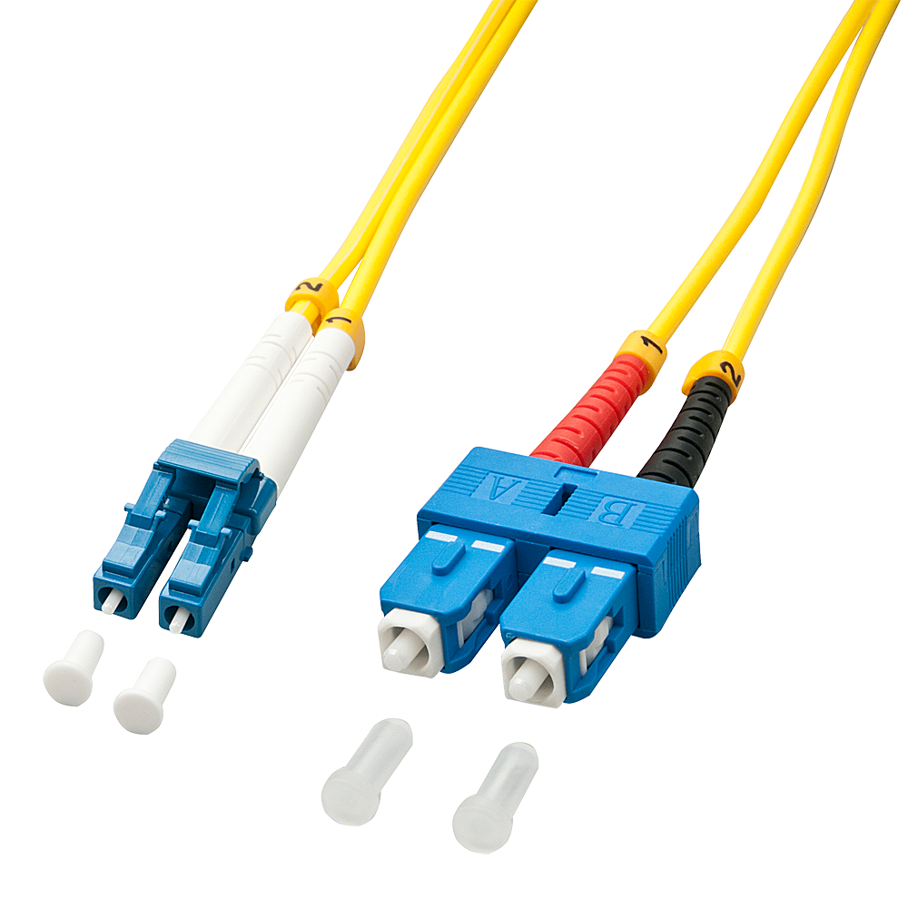 Fibre optique Duplex LC/SC OS2, 20m 9/125µm, Monomode