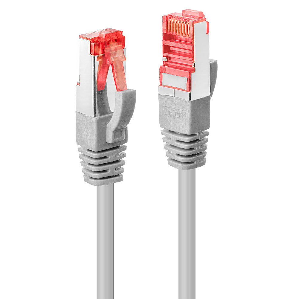Câble réseau Gris Cat.6 S/FTP, 0.3m RJ45, M/M, 250MHz, 100% cuivre, 27AWG