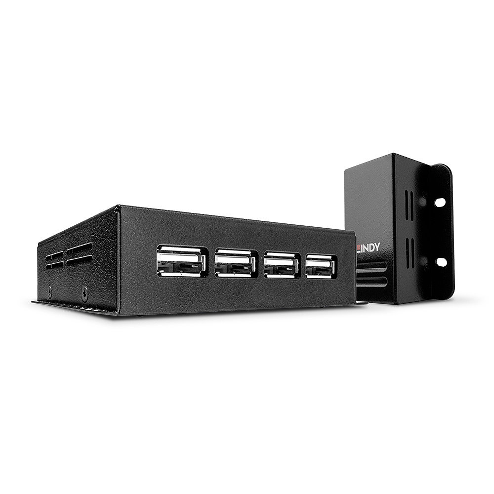 Extender 4 ports USB 2.0 Cat.6, 50m Extension pour 4 périphériques USB à 50
