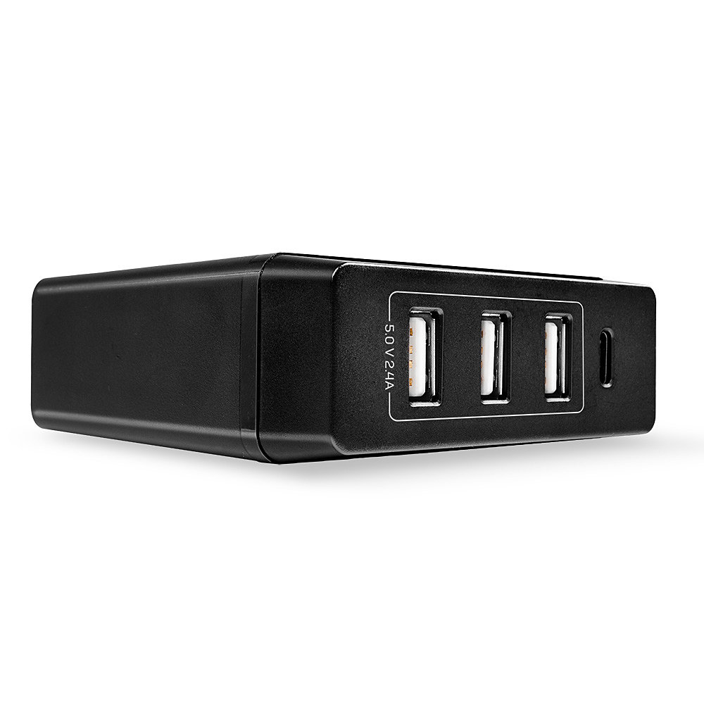 4 Port USB Type C & A Smart Charger mit Power Delivery, 72W