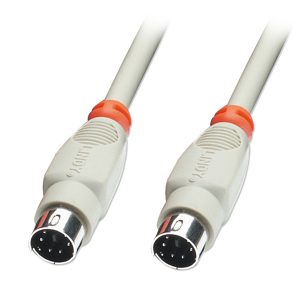Câble de connexion PS/2 m/m, 2m Cordon PS/2 blindé avec connecteurs mini