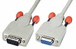 Câble RS232 Sub-D 9 M/F. 20m Rallonge RS232 série, connecteurs sub-D9