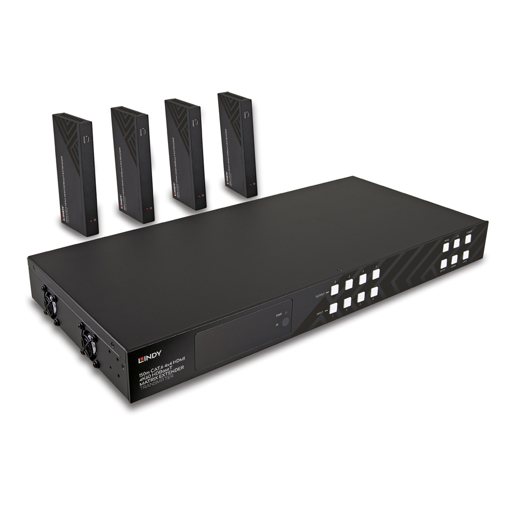 Extender Matrix HDBaseT Cat.6 HDMI 4K60 4x4 , 150m