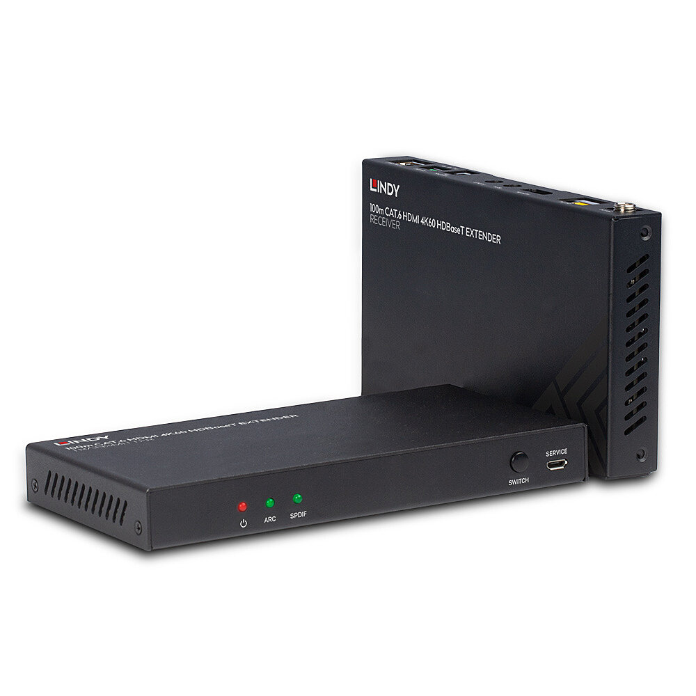 Extender HDBaseT Cat.6 HDMI 4K60, Audio, IR & RS-232, 100m _x000D_