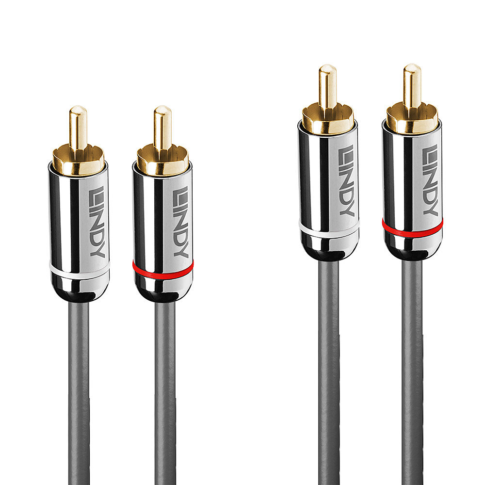 Câble Audio 2x RCA, Cromo Line, 0.5m 2x RCA mâle/mâle