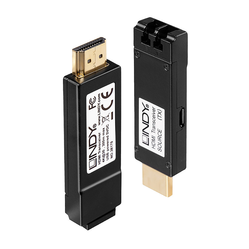 Extender HDMI 4K30 sur fibre optique, 300m