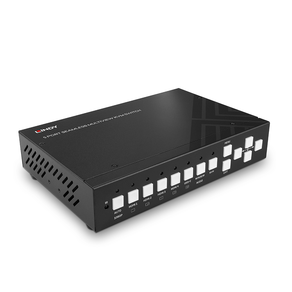 Switch KVM HDMI 4K60 Seamless Multiview, 5 ports