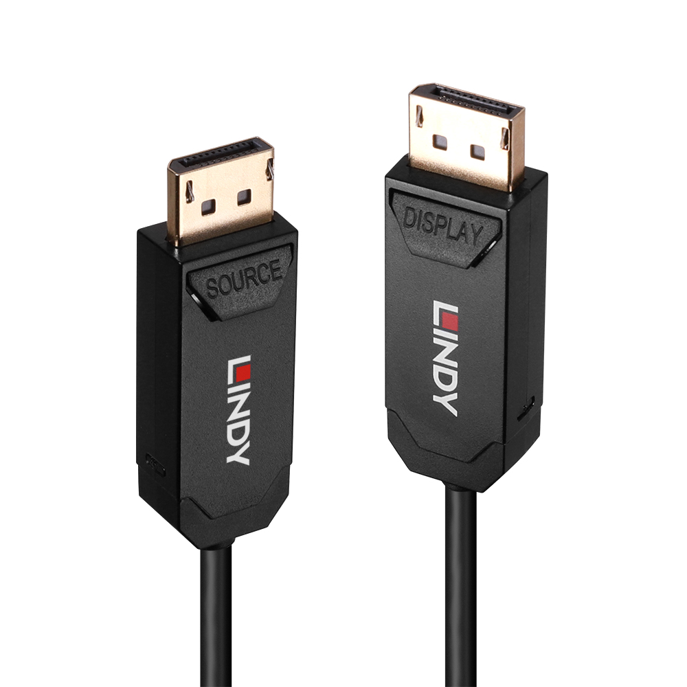 Câble DisplayPort 2.0 UHBR10 Hybride Fibre Optique 10m Câble DisplayPort 2.0 UHBR10 Hybride Fibre Optique 10m