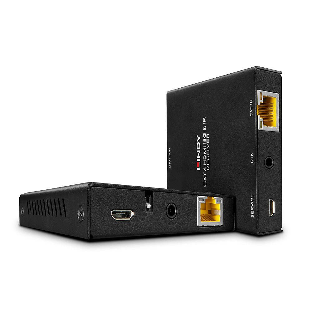 Extender HDMI 4K60 & IR Cat.6 50m avec PoC & Loop Out