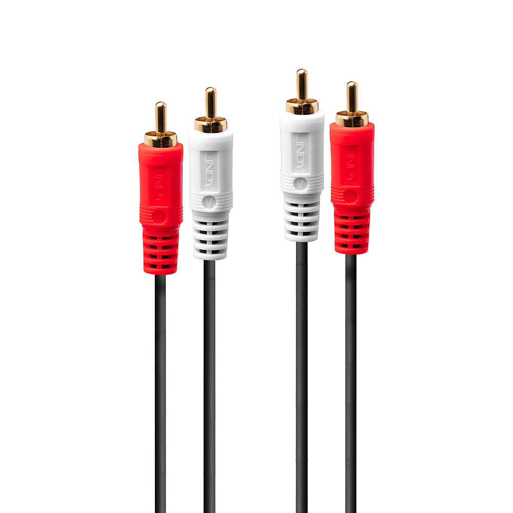 Câble audio Premium 2x RCA mâle vers 2x RCA mâle, 1m