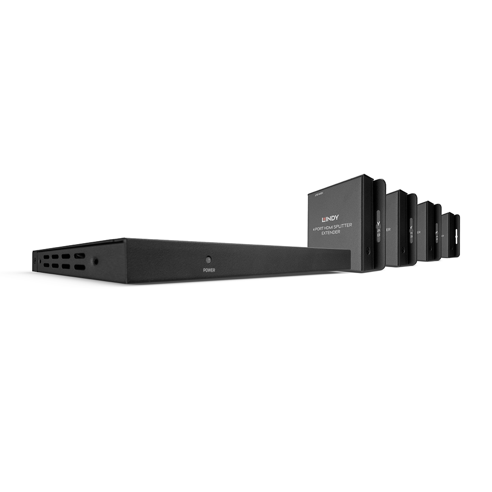 Kit Extender Splitter 4 Ports HDMI 4K30 & IR avec Loop Out, Cat.6 70m