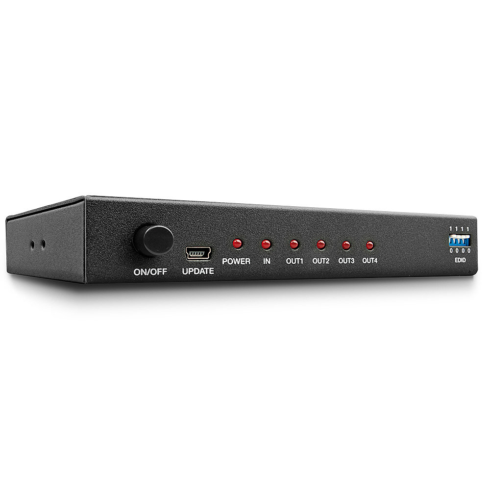 Splitter 4 Ports HDMI 10.2G Distribue les signaux HDMI sur 4 afficha
