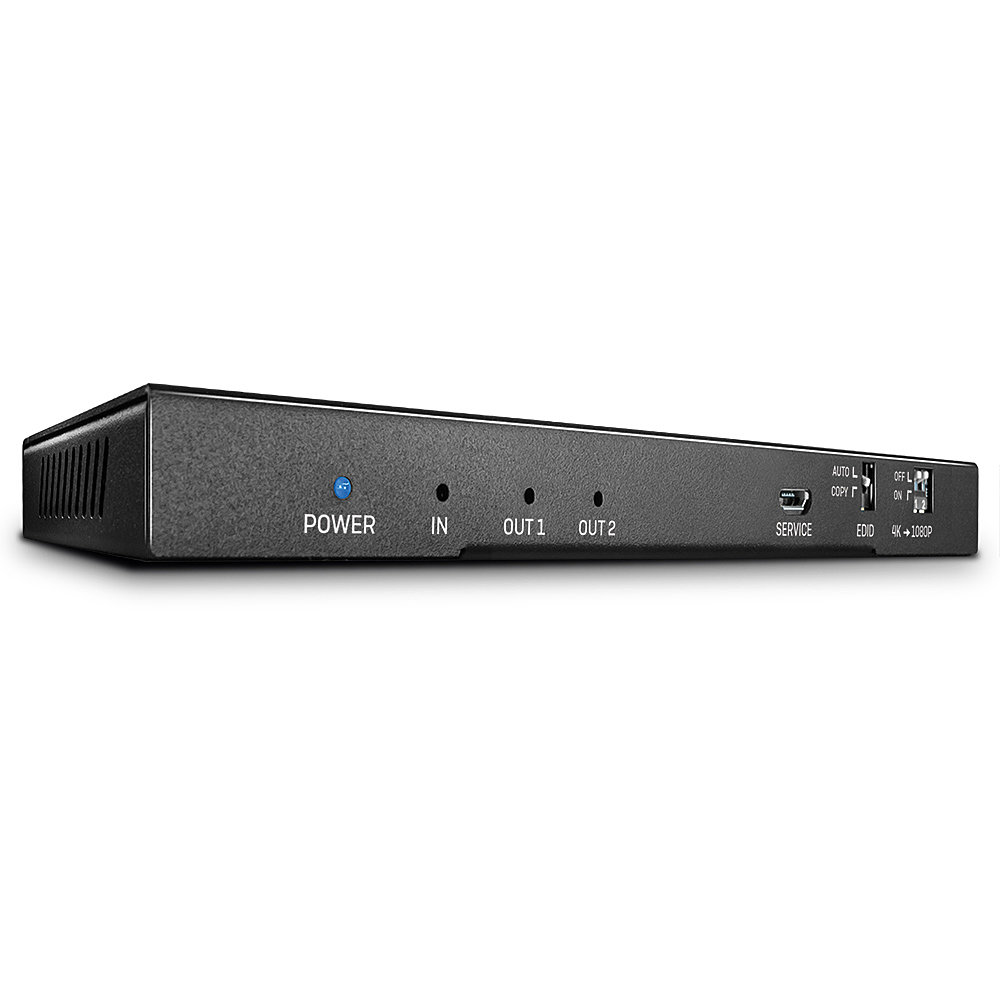 Splitter HDMI 18G avec Audio & Downscaling, 2 Ports