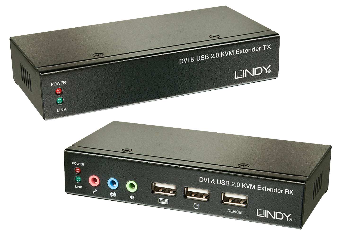 Extender KVM Cat.6 DVI-D Single Link, USB & Audio, 50m