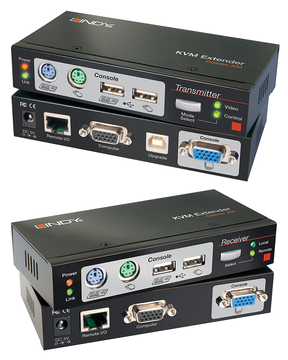 Extender KVM  Combo Cat.6 VGA, USB & PS/2, 300m