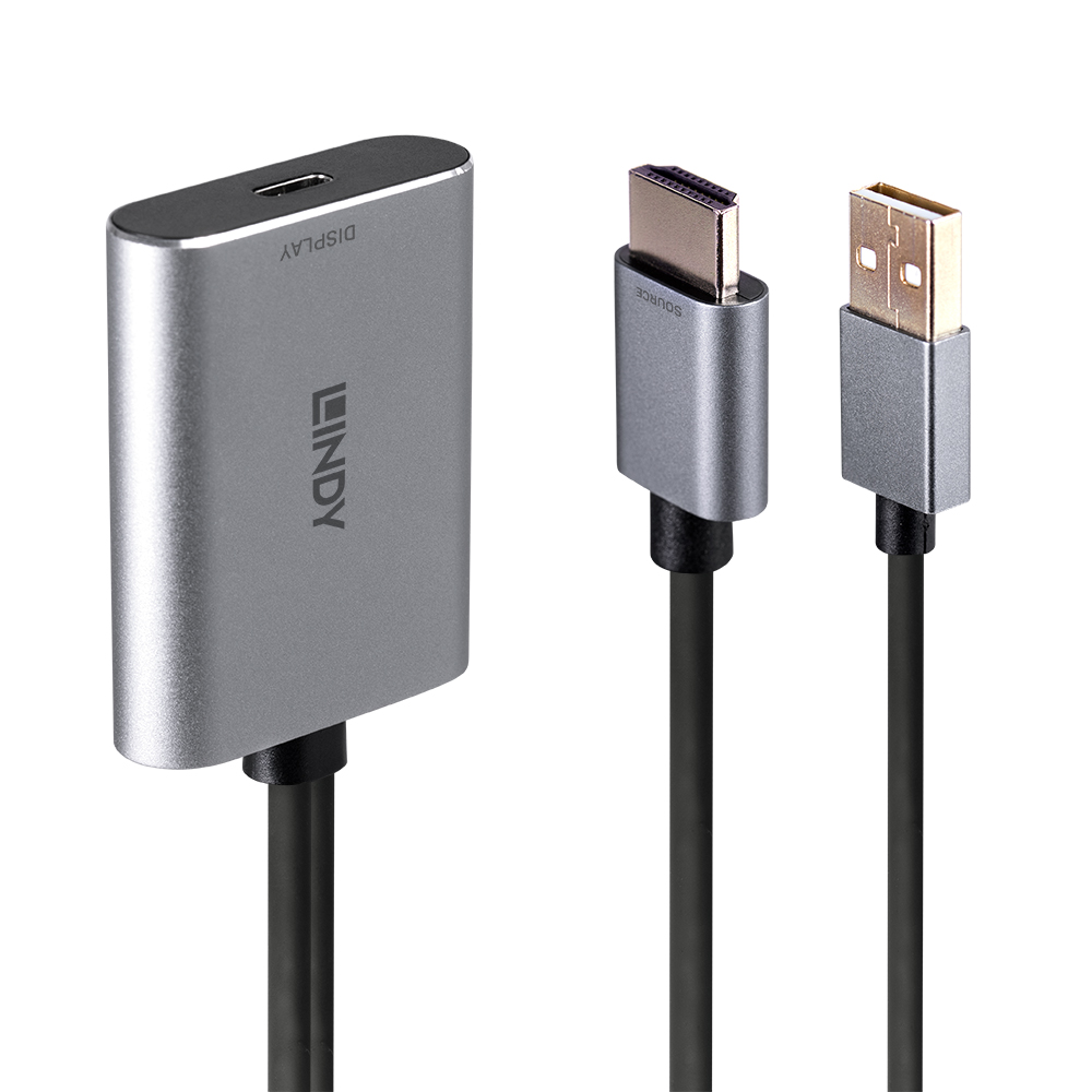 Convertisseur HDMI vers USB Type C avec alimentation USB