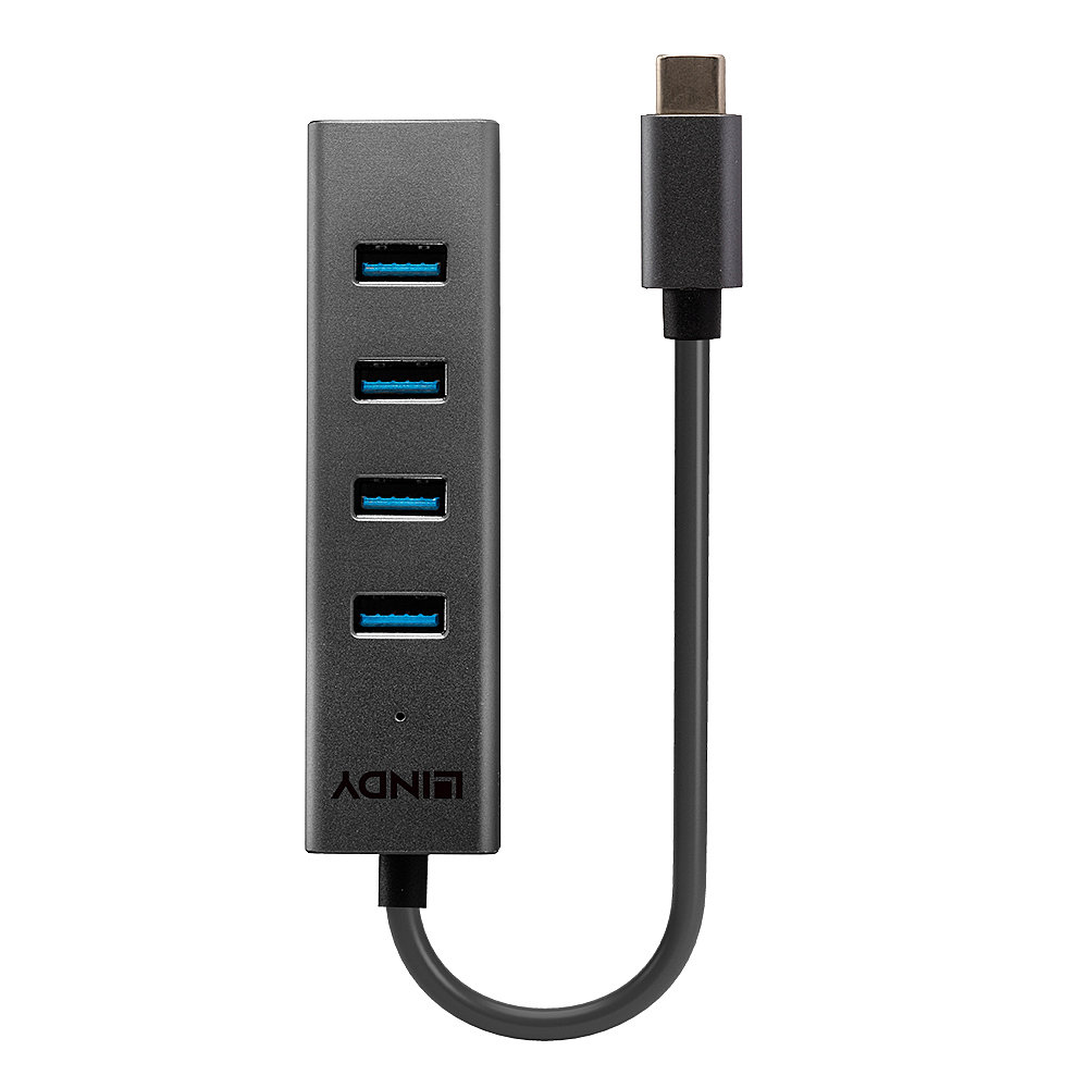 Hub USB 3.2 Type C 4 ports Connecte 4 périphériques USB type A à un