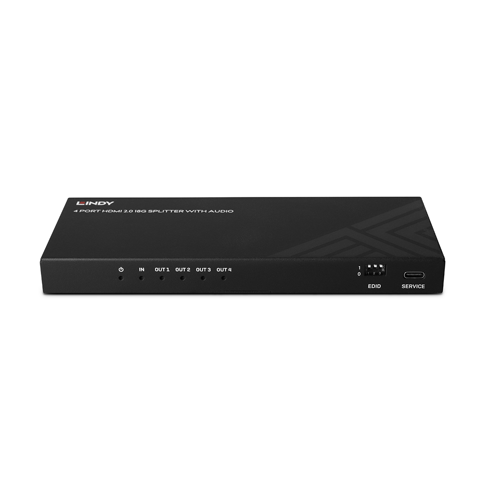 4 Port HDMI 8K60 Splitter mit Audio & Downscaling