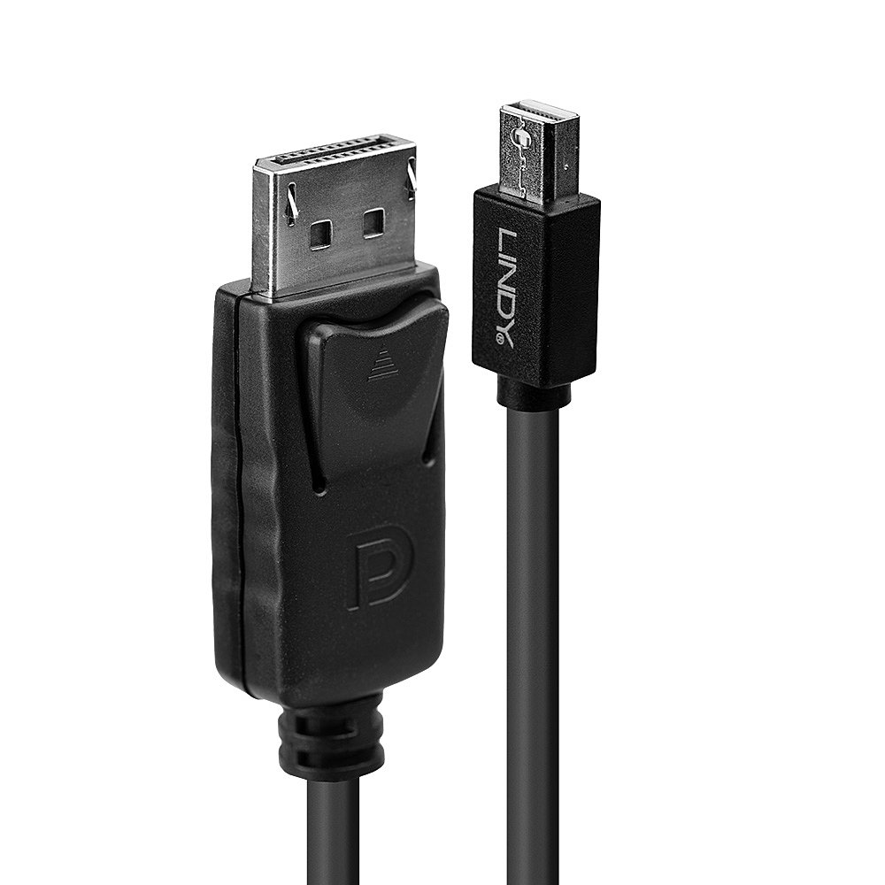 Câble mini DP vers DP, noir, 2m Connectique Mini-DisplayPort vers Displa