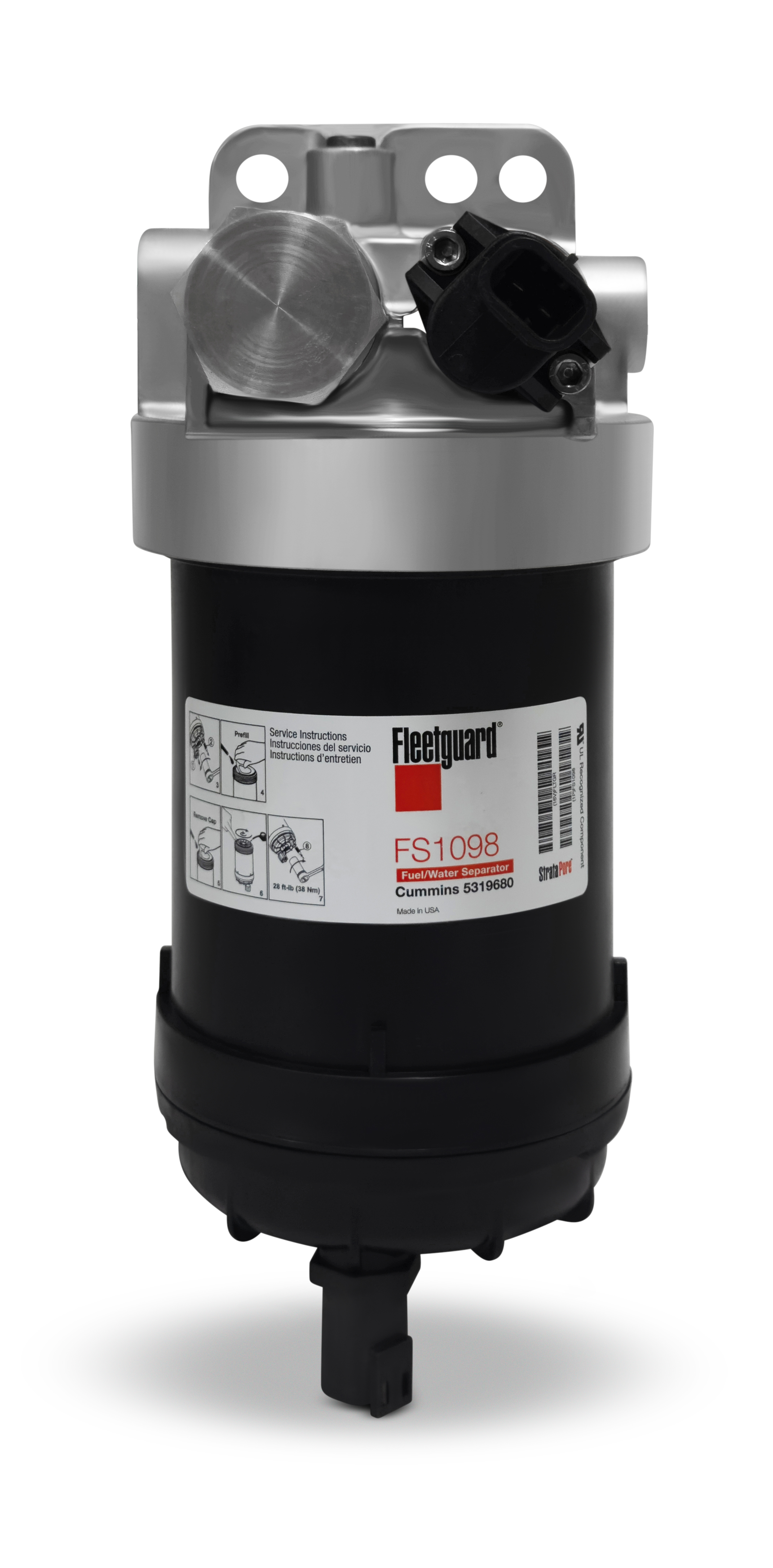 FG FS1098 - Fleetguard - Fleetguard Fuel Water Separator Cartridge