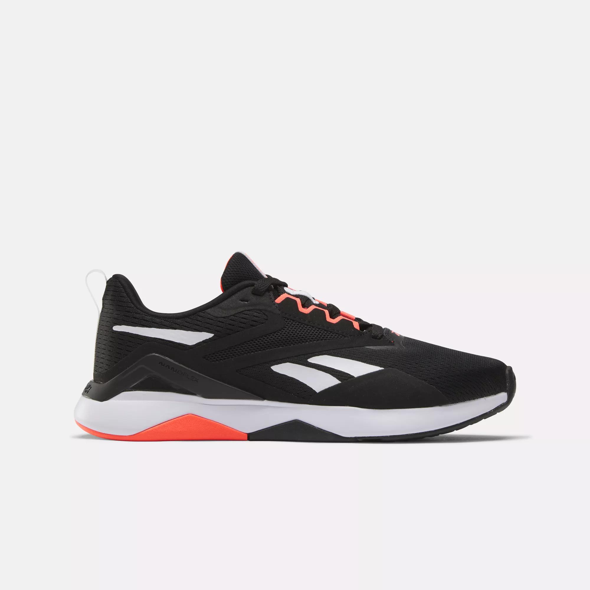Core Black / Ftwr White / Orange Flare