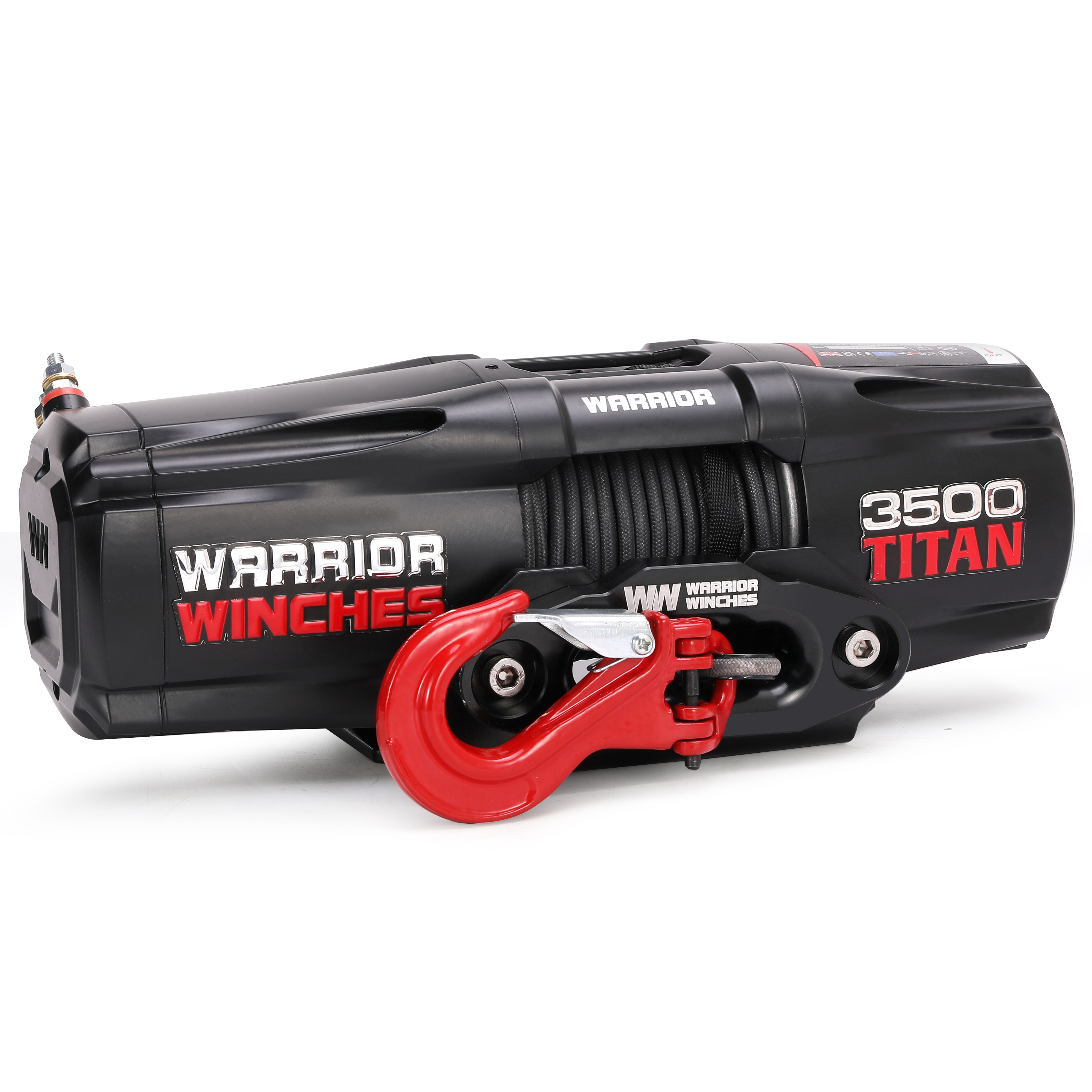 [35TTAA12-CAD] Titan A Type 3,500lbs Electric Winch - Synthetic Rope