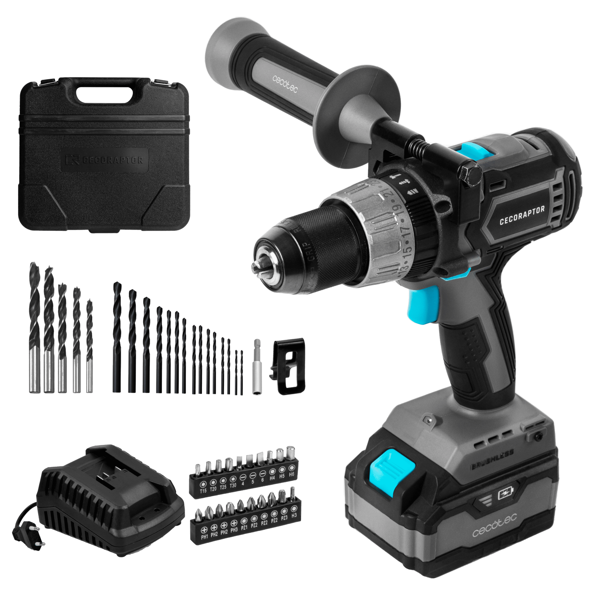 Taladro De Impacto Cecoraptor Perfect Impactdrill 4020 Brushless Ultra